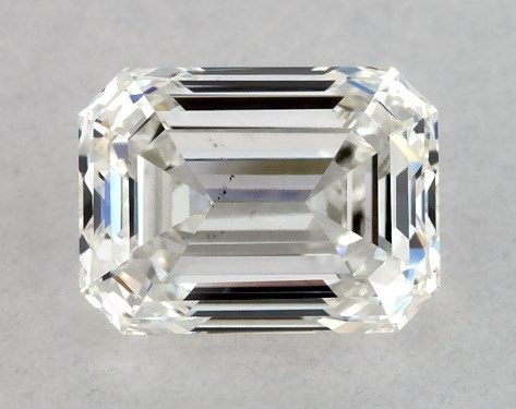 GIA 1.00 Carat H-VS2 Very Good Cut Emerald Diamond