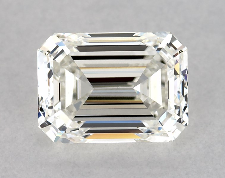 1.71 carat emerald diamond, I VS1