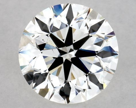GIA 1.00 Carat H-VS2 Excellent Cut Round Diamond