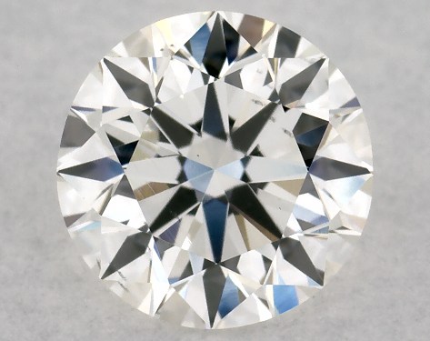 GIA 0.74 Carat H-SI1 Excellent Cut Round Diamond