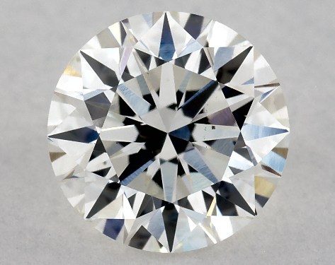 GIA 0.80 Carat H-SI1 Excellent Cut Round Diamond