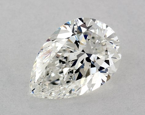 GIA 1.00 Carat G-VS2 Very Good Cut Pear Diamond