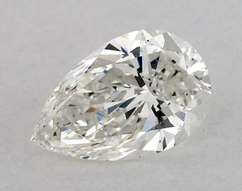 GIA 1.00 Carat H-VS2 Very Good Cut Pear Diamond