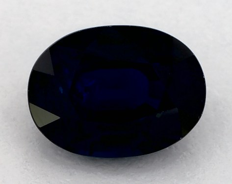 2.15 Carat Oval Natural Blue Sapphire
