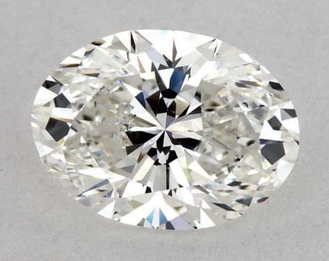 GIA 1.04 Carat H-VS2 Very Good Cut Oval Natural Diamond