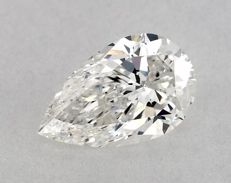 GIA 1.05 Carat F-VS2 Ideal Cut Pear Diamond