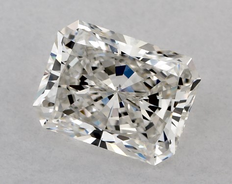 GIA 1.00 Carat H-IF Very Good Cut Radiant Diamond
