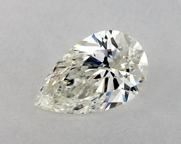 1.61 carat pear diamond, I SI1