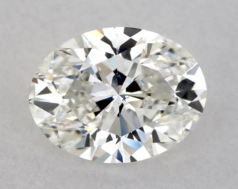 GIA 1.00 Carat H-VS2 Very Good Cut Oval Diamond