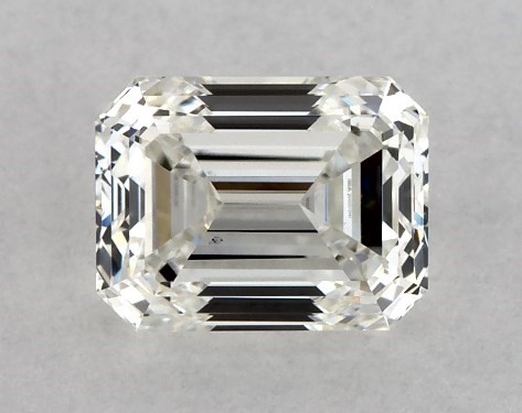 GIA 1.00 Carat H-VS2 Very Good Cut Emerald Diamond