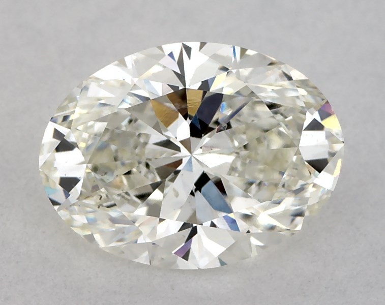 1.55 carat oval diamond, I SI1