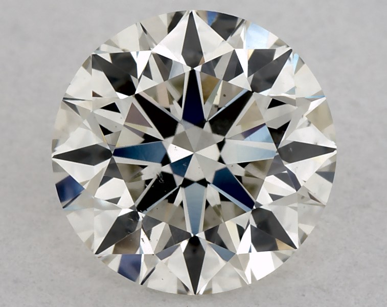 GIA 1.00 Carat J-SI1 Excellent Cut Round Natural Diamond