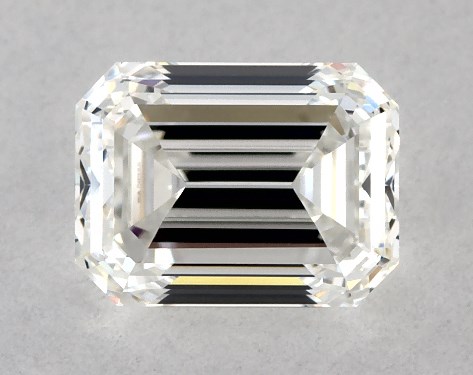 GIA 1.00 Carat H-VVS2 Very Good Cut Emerald Diamond