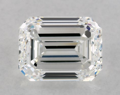 GIA 1.00 Carat G-VS1 Very Good Cut Emerald Natural Diamond