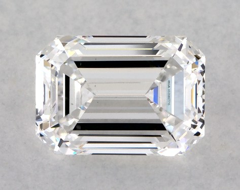 GIA 1.01 Carat D-VS1 Very Good Cut Emerald Diamond