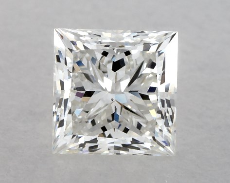 GIA 1.00 Carat G-VS2 Ideal Cut Princess Diamond