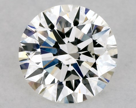 GIA 0.80 Carat F-SI1 Excellent Cut Round Diamond