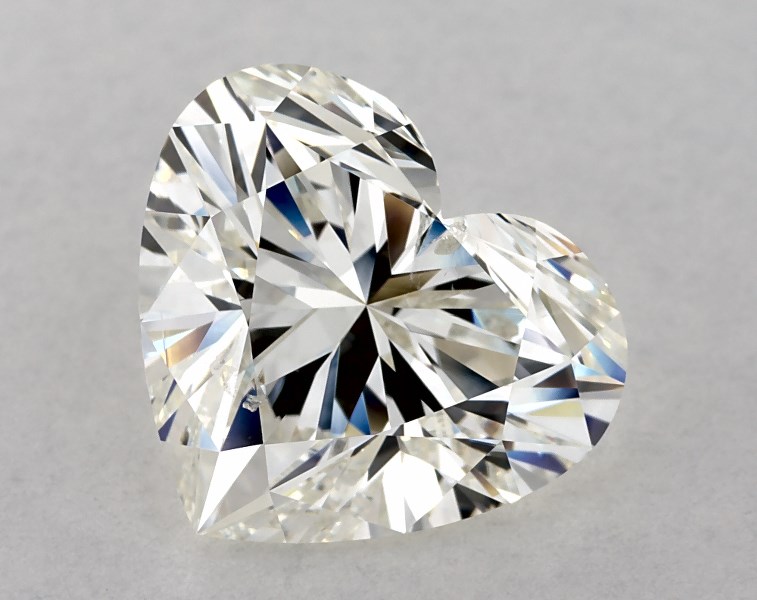 4.02 carat heart diamond, H SI1