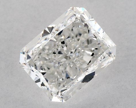 GIA 1.00 Carat G-VS2 Ideal Cut Radiant Natural Diamond