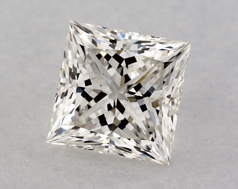 GIA 1.01 Carat H-VS2 Ideal Cut Princess Natural Diamond