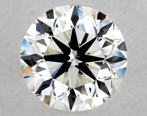 GIA 1.00 Carat H-VS1 Very Good Cut Round Diamond