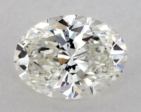 GIA 1.00 Carat H-VS2 Very Good Cut Oval Diamond
