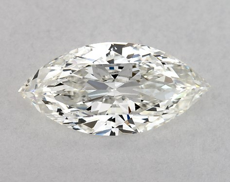 GIA 1.01 Carat H-VS1 Very Good Cut Marquise Natural Diamond
