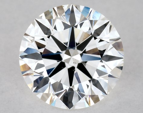 GIA 0.85 Carat H-SI1 Excellent Cut Round Diamond