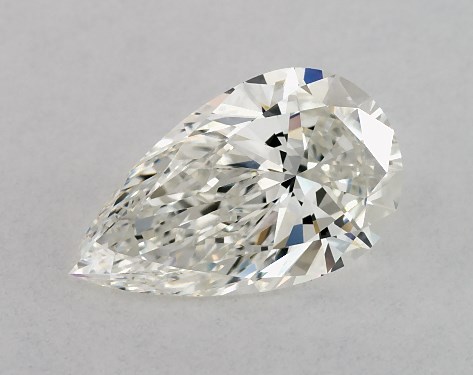 GIA 1.00 Carat H-VVS1 Very Good Cut Pear Diamond
