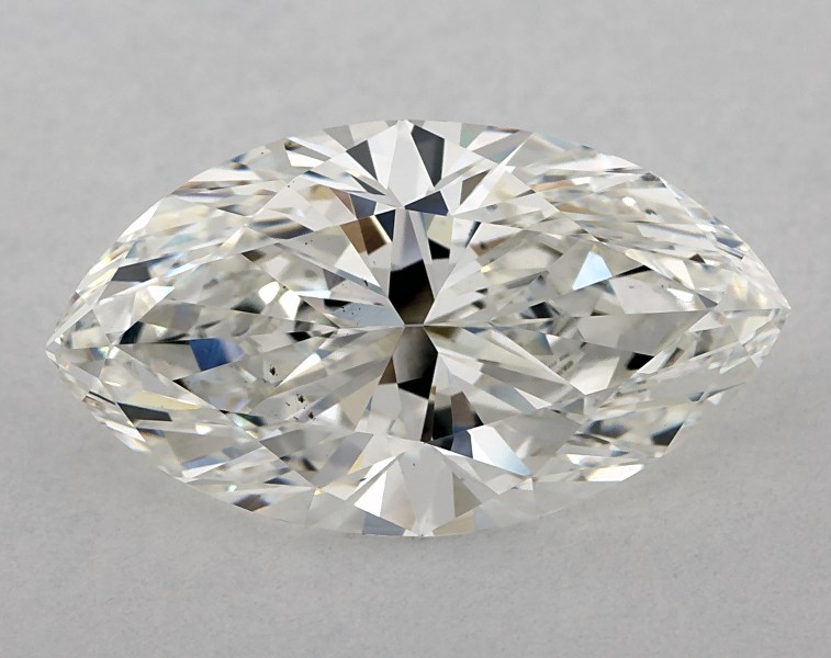 4.32 carat marquise diamond, H SI1