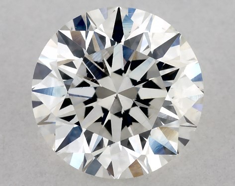 GIA 0.81 Carat H-SI1 Excellent Cut Round Diamond