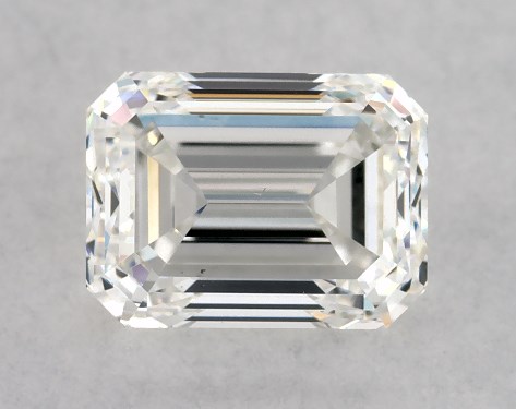 GIA 1.00 Carat H-VS2 Very Good Cut Emerald Diamond