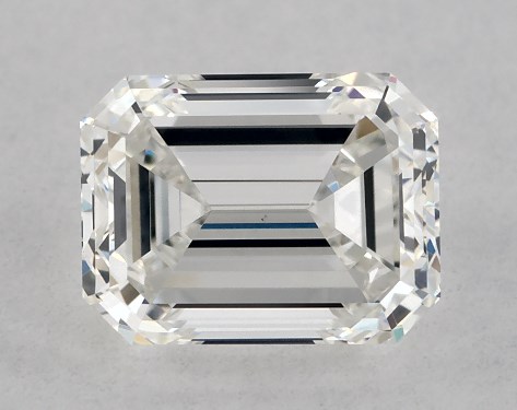 GIA 1.00 Carat H-VS1 Good Cut Emerald Diamond
