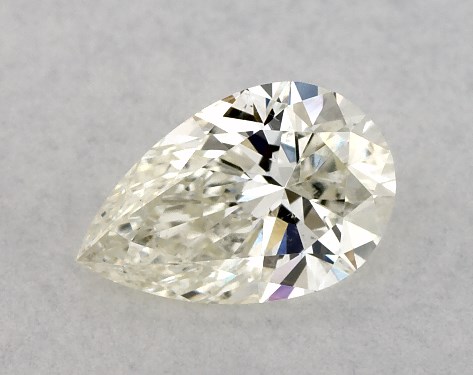 GIA 0.38 Carat K-SI2 Ideal Cut Pear Diamond