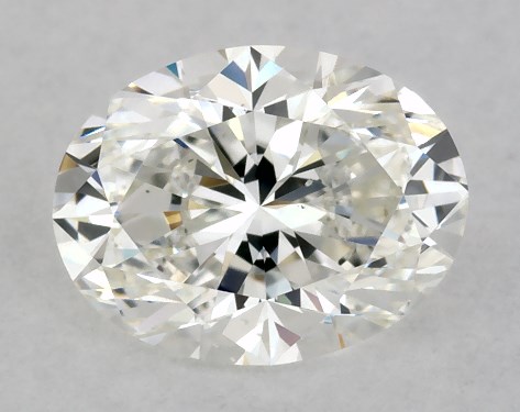 GIA 1.00 Carat H-VS2 Good Cut Oval Diamond