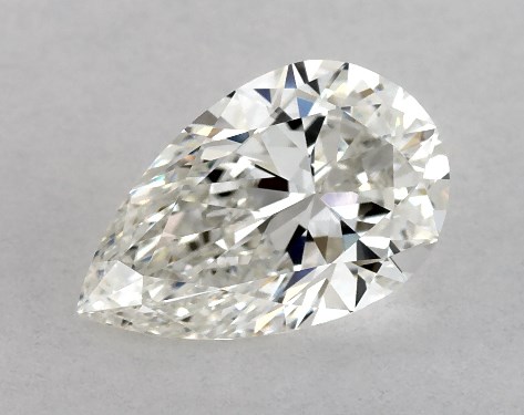 GIA 1.01 Carat H-VS1 Ideal Cut Pear Diamond