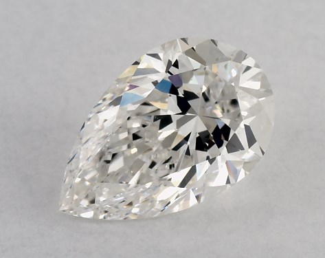 GIA 1.04 Carat H-VS2 Very Good Cut Pear Natural Diamond