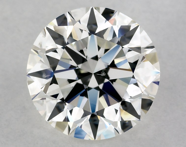 2.01 carat round diamond, I SI1