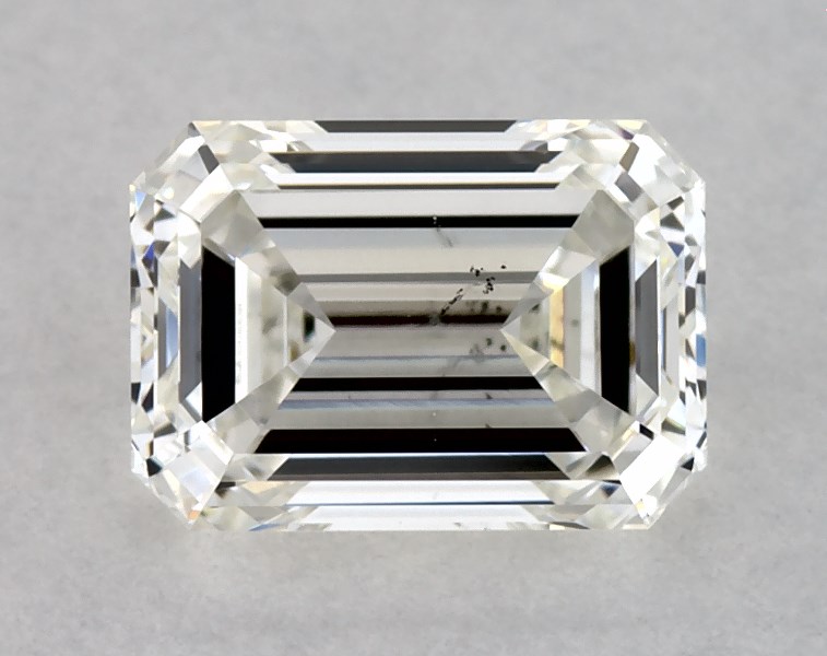 0.55 carat emerald diamond, I SI1