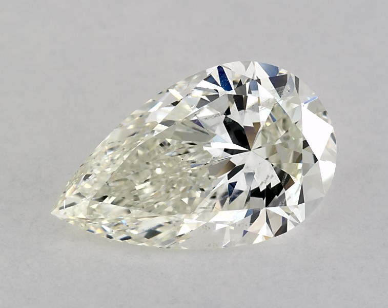 2.01 carat pear diamond, H SI1