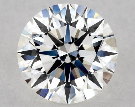 GIA 0.81 Carat H-SI1 Excellent Cut Round Diamond