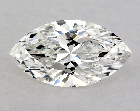 GIA 1.00 Carat G-VS2 Very Good Cut Marquise Diamond
