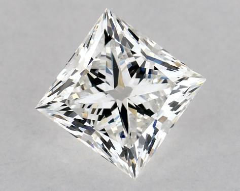 GIA 1.02 Carat H-VS2 Ideal Cut Princess Diamond