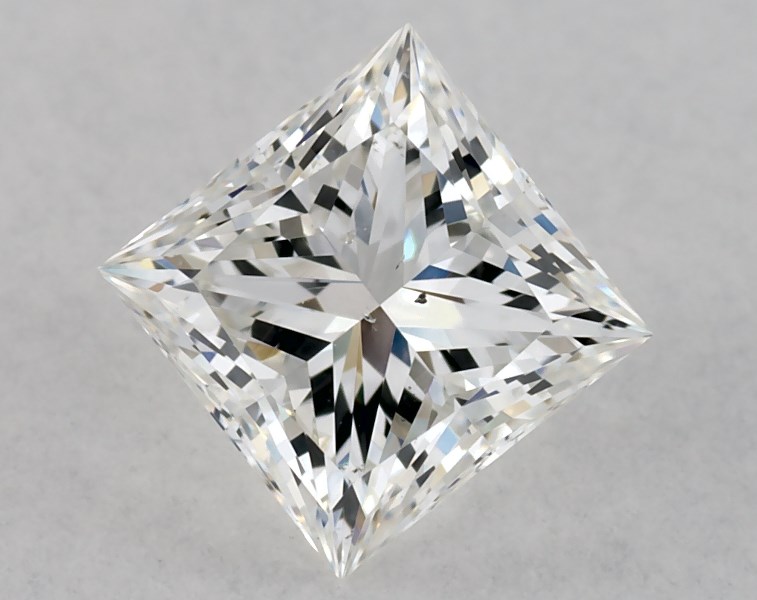 0.55 carat princess diamond, G SI1