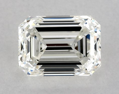 GIA 1.01 Carat H-VS1 Very Good Cut Emerald Diamond