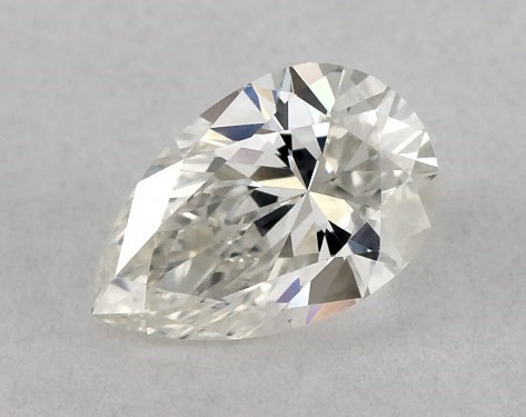 GIA 0.30 Carat H-VS2 Very Good Cut Pear Diamond