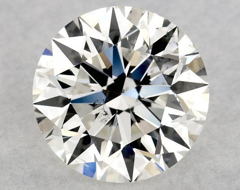 GIA 0.80 Carat H-SI1 Excellent Cut Round Diamond