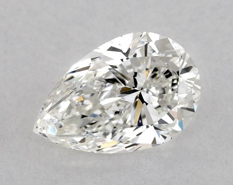 GIA 1.01 Carat G-VS2 Very Good Cut Pear Natural Diamond