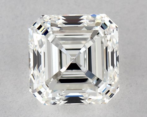 GIA 1.00 Carat H-VVS2 Very Good Cut Asscher Diamond