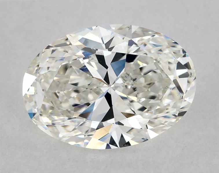 0.91 carat oval diamond, I VS2